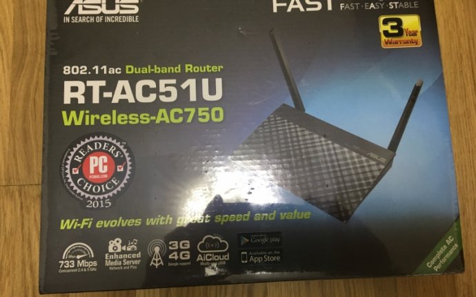 WiFi роутер (маршрутизатор) ASUS RT-AC51U 802.11ac/2.4-5 GHz/4xLAN